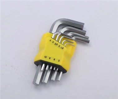 9 Set Allwedd Hecs Pwynt Fflat PCS 4019